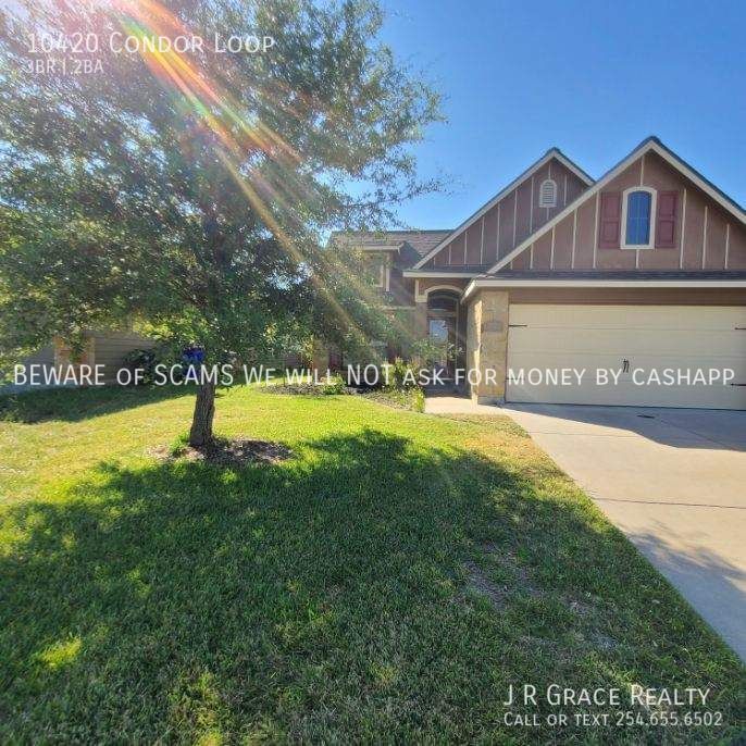 10420 Condor Loop Waco, TX House for Rent Rentable