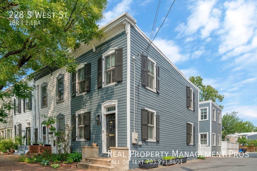 228 S West St Alexandria, VA House for Rent Rentable