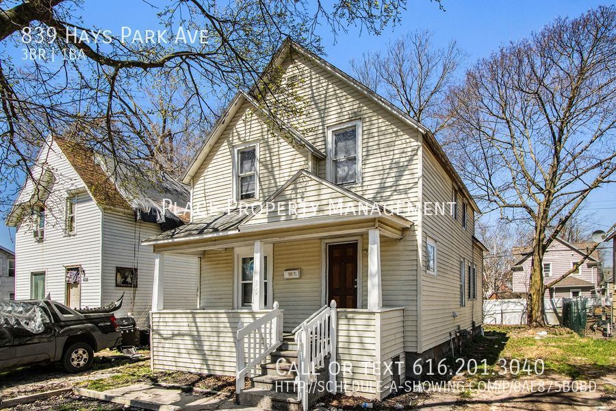 839 Hays Park Ave Kalamazoo, MI House for Rent Rentable