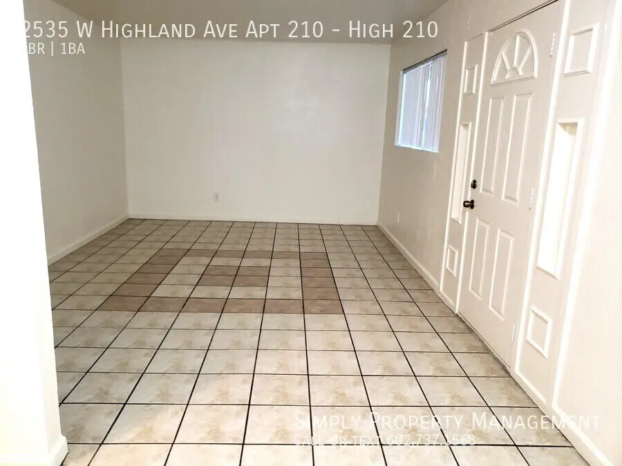 Apartment interior — representative home at Highland Palms.