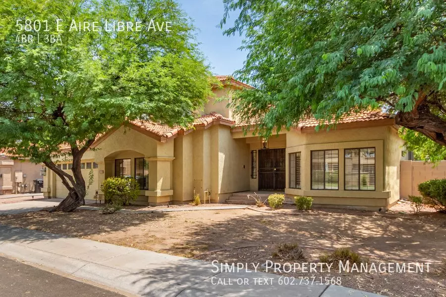 5801 E Aire Libre Ave House for rent in Scottsdale, AZ