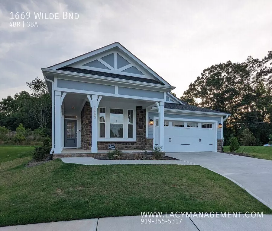 1669 Wilde Bnd House for rent in Apex, NC