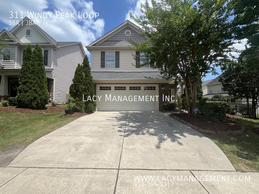 311 Windy Peak Loop Cary, NC House for Rent Rentable