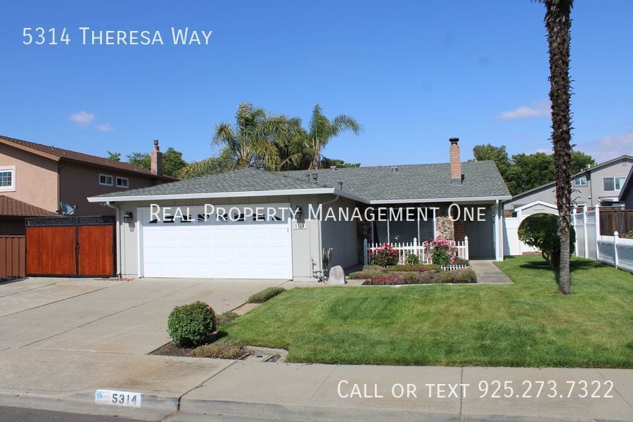 5314 Theresa Way Livermore, CA House for Rent Rentable