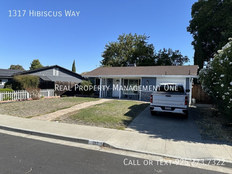 1317 Hibiscus Way Livermore, CA House for Rent Rentable