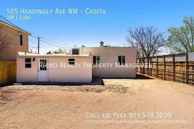 505 Headingly Ave NW Apartment for rent in Albuquerque, NM
