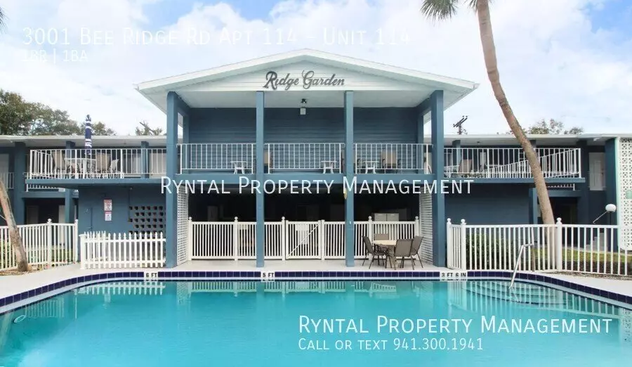 3001 Bee Ridge Rd Apt 103 Apartment for rent in Sarasota, FL