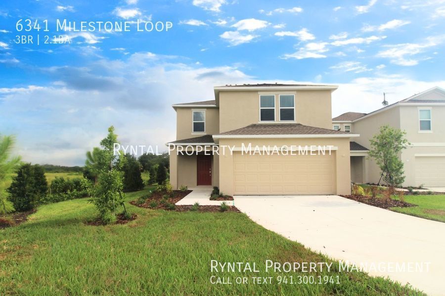 6341 Milestone Loop Palmetto, FL House for Rent Rentable