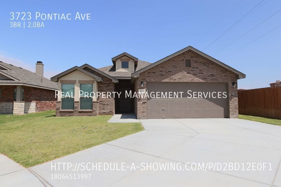 3723 Pontiac Ave Lubbock, TX House for Rent Rentable