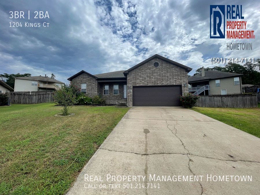 1204 Kings Ct Benton, AR House for Rent Rentable