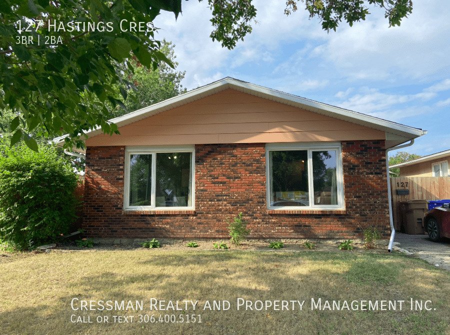 127 Hastings Cres Regina, SK House for Rent Rentable