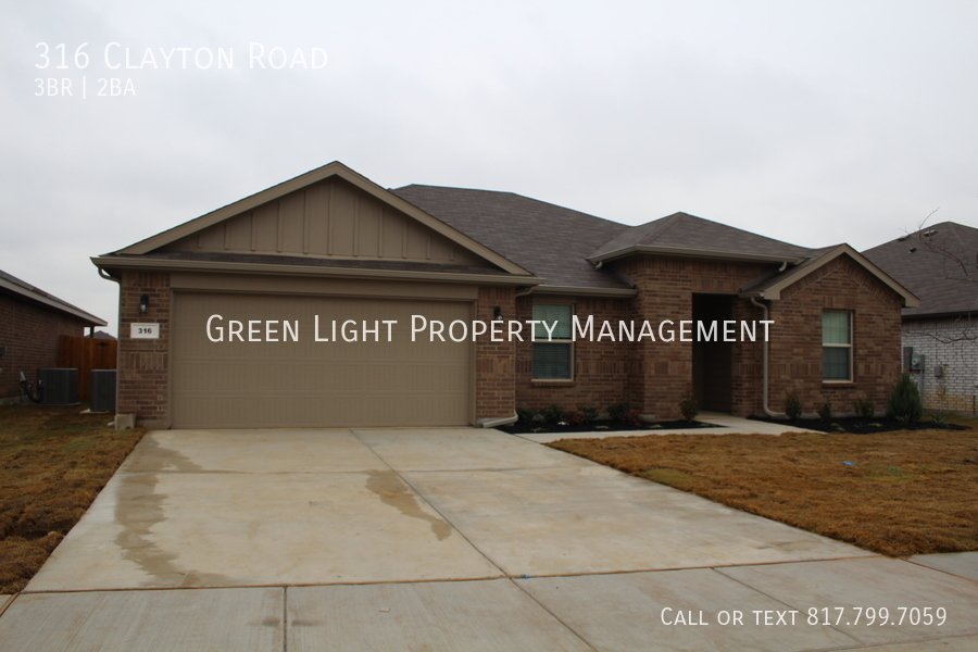 316 Clayton Rd Burleson, TX House for Rent Rentable