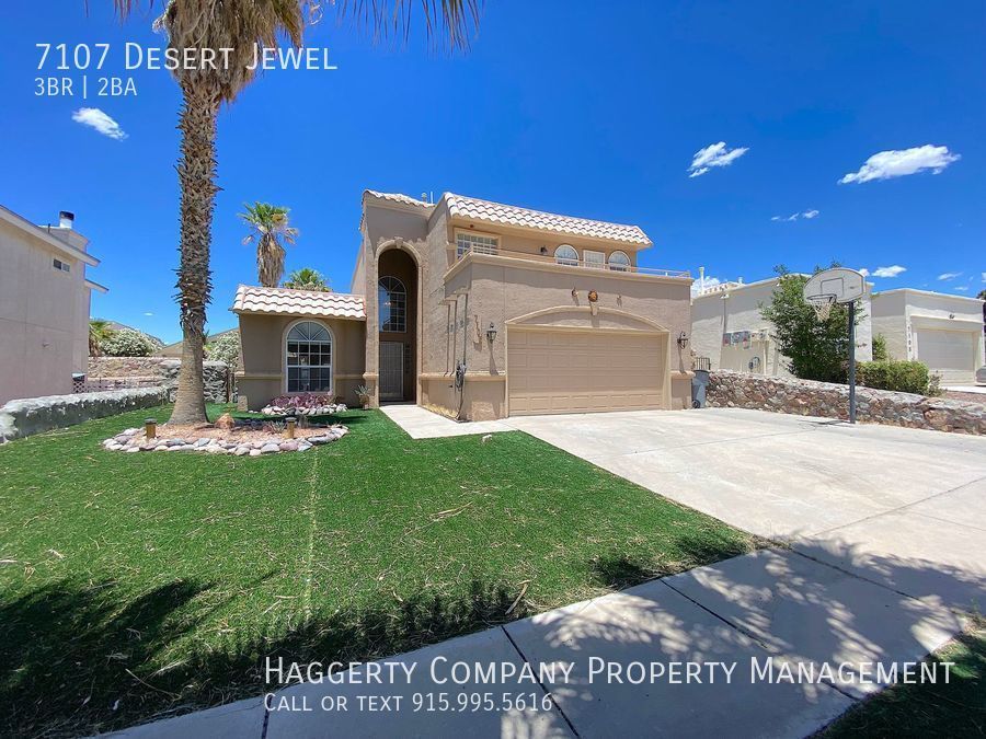 7107 Desert Jewel El Paso, TX House for Rent Rentable