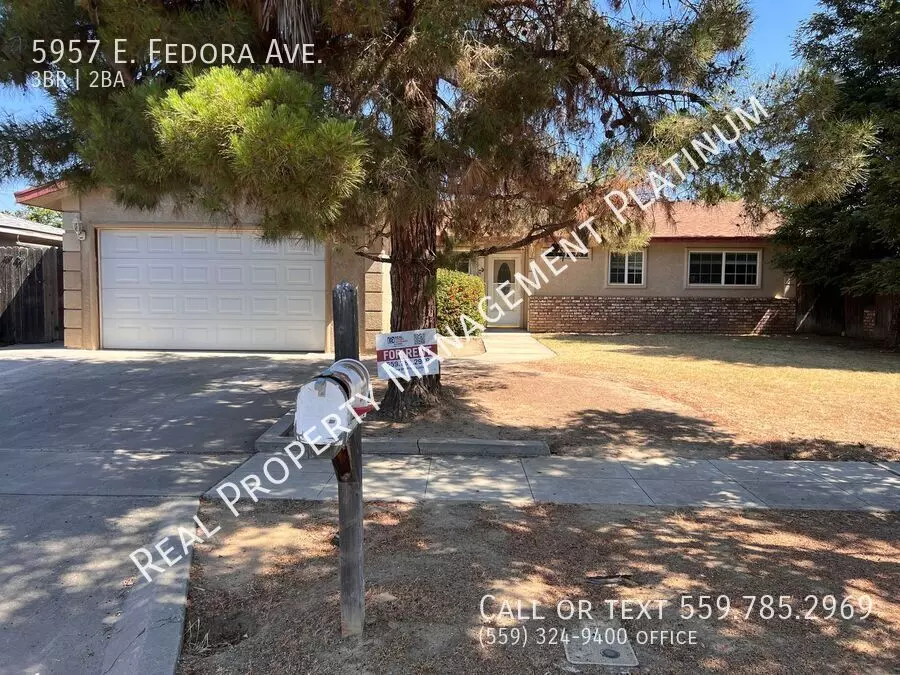 5957 E Fedora Ave House for rent in Fresno, CA
