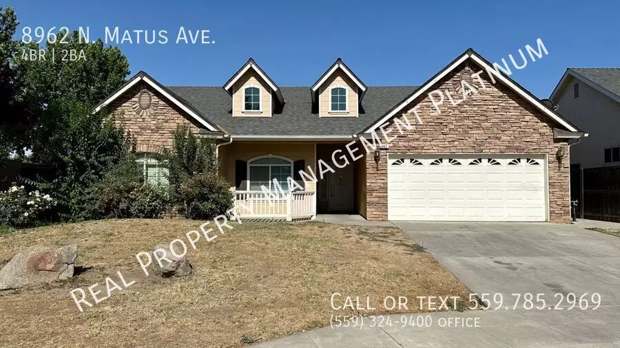 8962 N Matus Ave House for rent in Fresno, CA