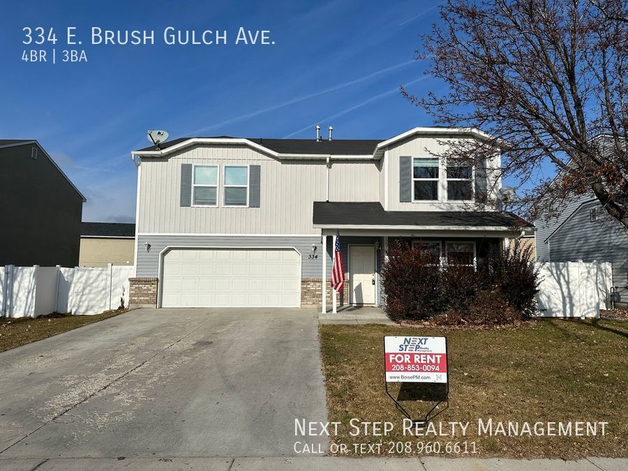 334 E Brush Gulch Ave Kuna, ID House for Rent Rentable