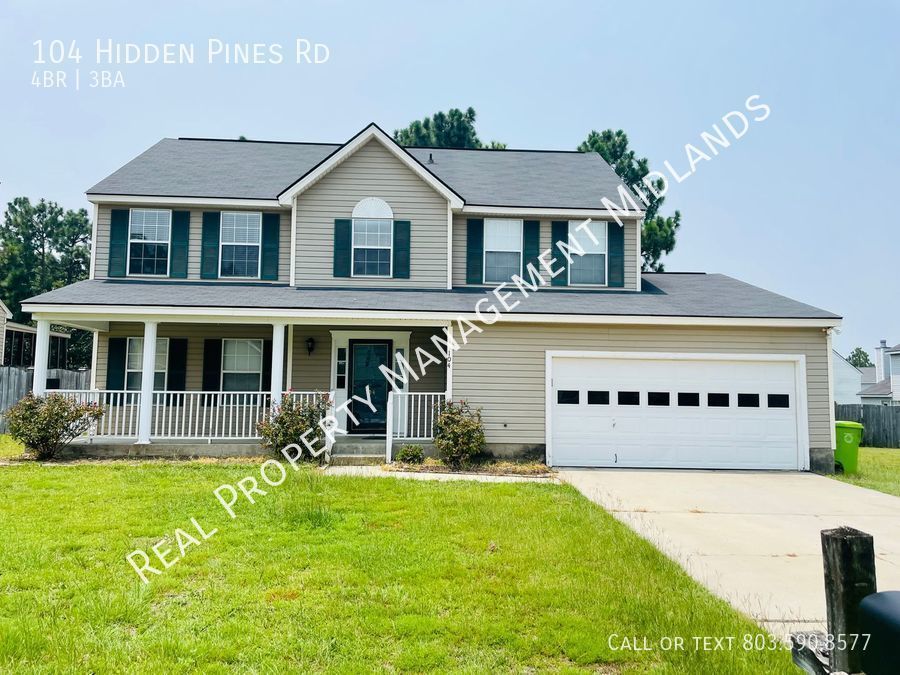 104 Hidden Pines Rd Columbia, SC House for Rent Rentable
