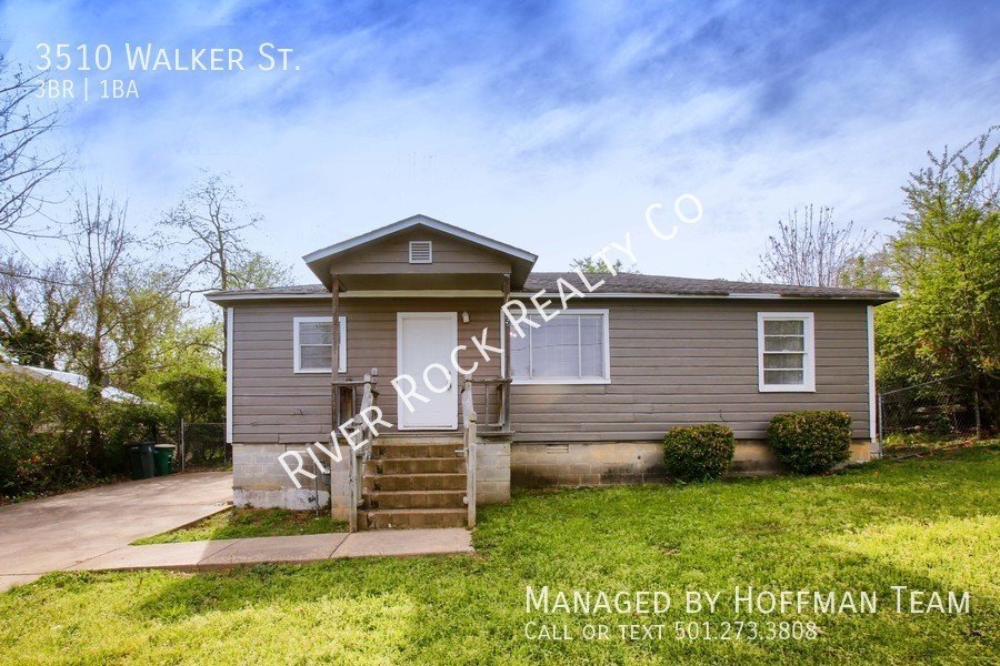 3510 Walker St Little Rock, AR House for Rent Rentable