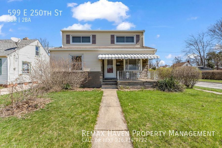 599 E 250Th St Euclid, OH House for Rent Rentable
