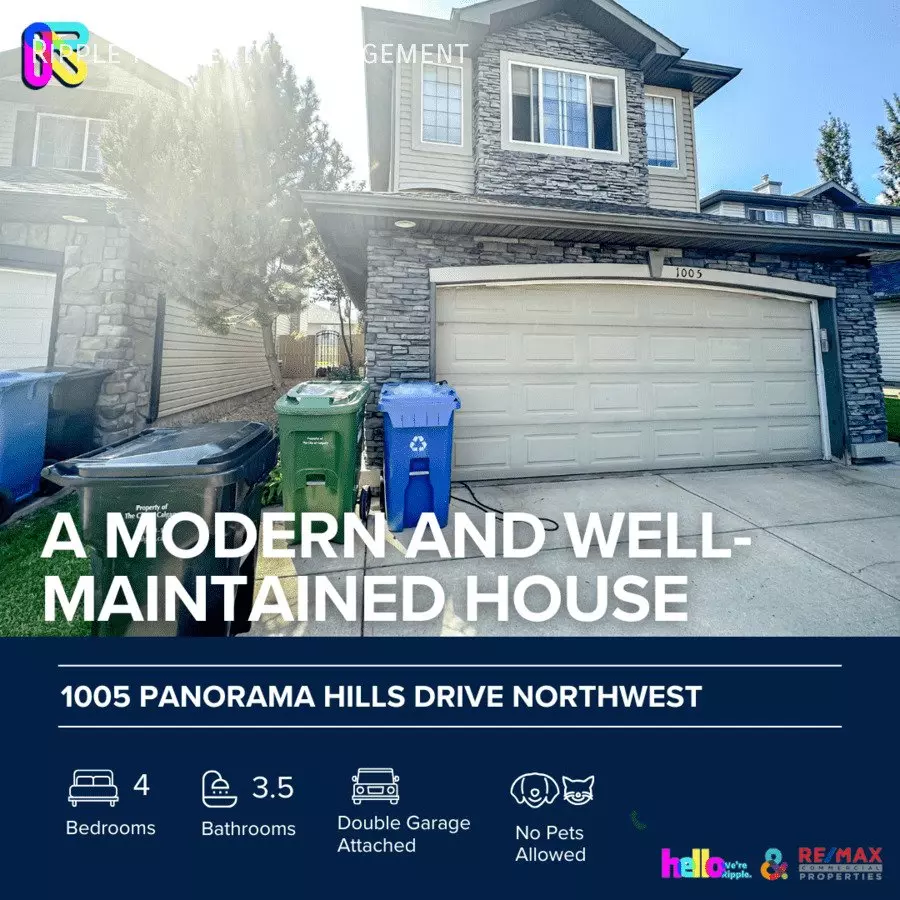 1005 Panorama Hills Dr House for rent in Calgary, AB