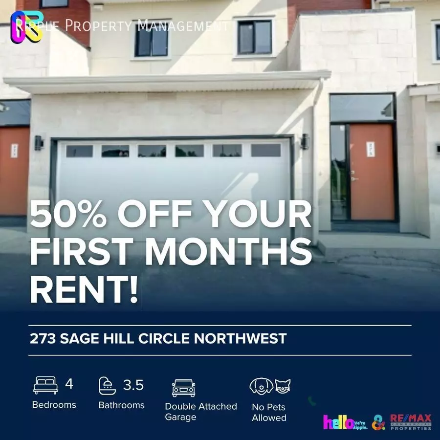 273 Sage Hill Cir NW House for rent in Calgary, AB
