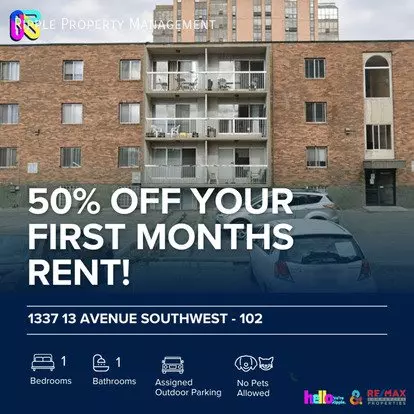 1337 13 Ave SW Apartment for rent in Calgary, AB