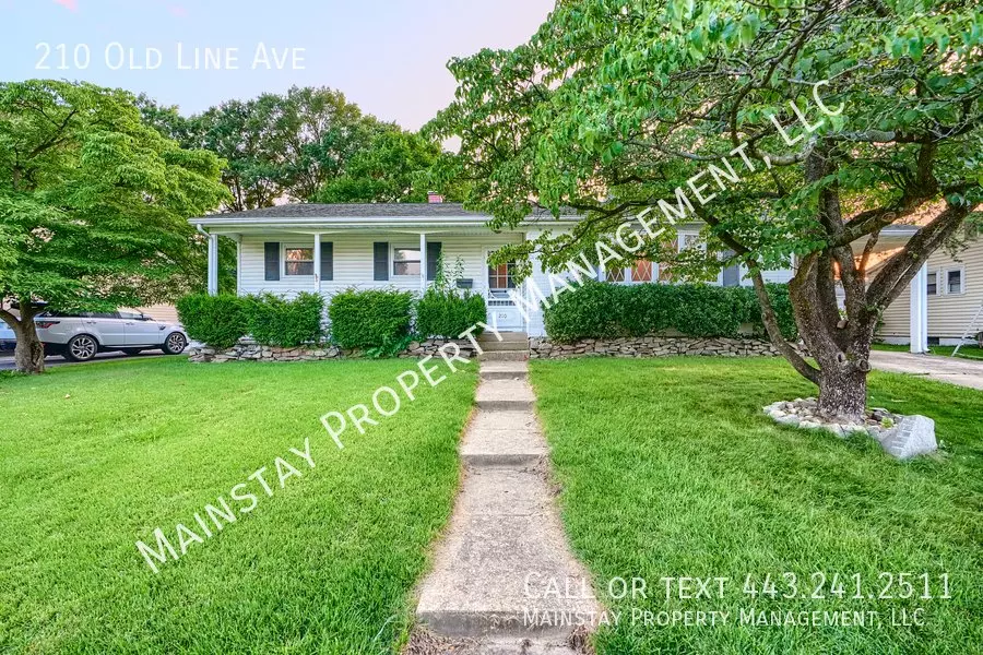 210 Old Line Ave House for rent in Laurel, MD