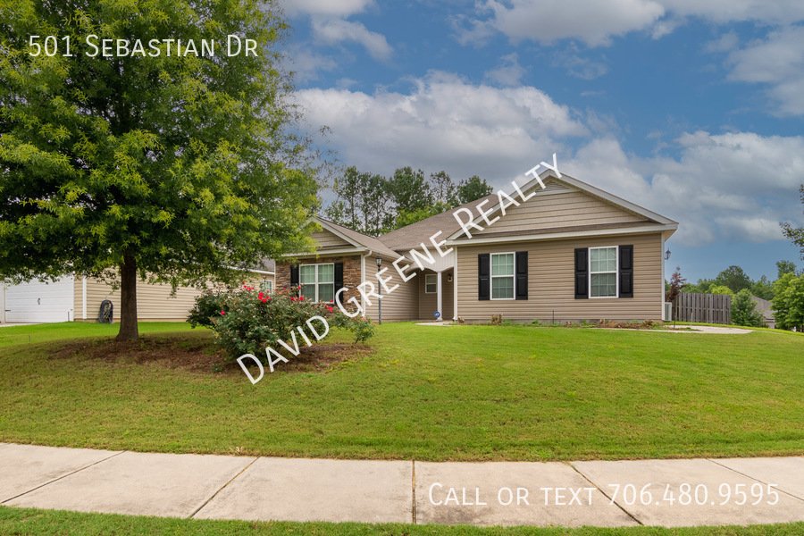 501 Sebastian Dr Grovetown, GA House for Rent Rentable