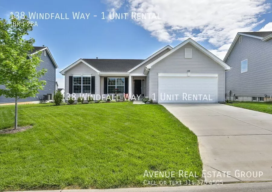 138 Windfall Way House for rent in Eureka, MO