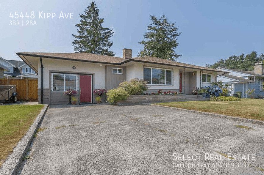 45448 Kipp Ave Chilliwack, BC House for Rent Rentable