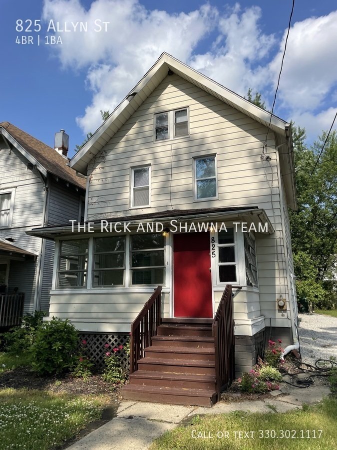 825 Allyn St Akron, OH House for Rent Rentable