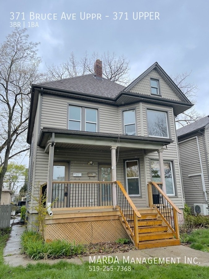 371 Bruce Ave Windsor, ON Apartment for Rent Rentable