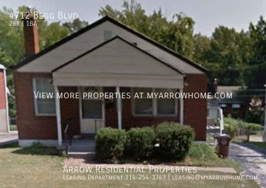 4712 Begg Blvd House for rent in St Louis, MO