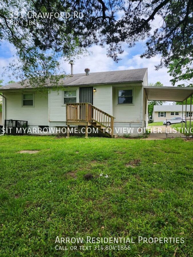 331 Crawford Rd St Louis, MO House for Rent Rentable