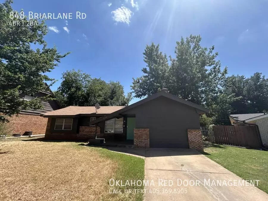 848 Briarlane RD House for rent in Del City, OK