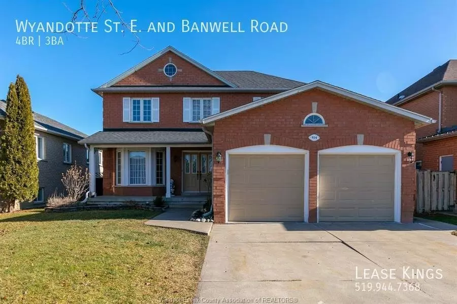 934 Greenpark Blvd House for rent in Windsor, ON