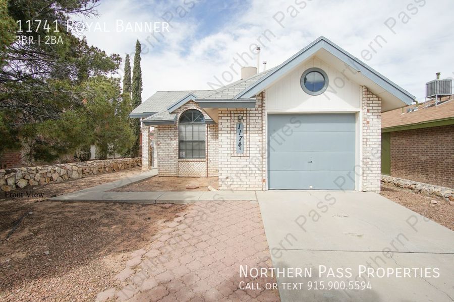 11741 Royal Banner El Paso, TX House for Rent Rentable