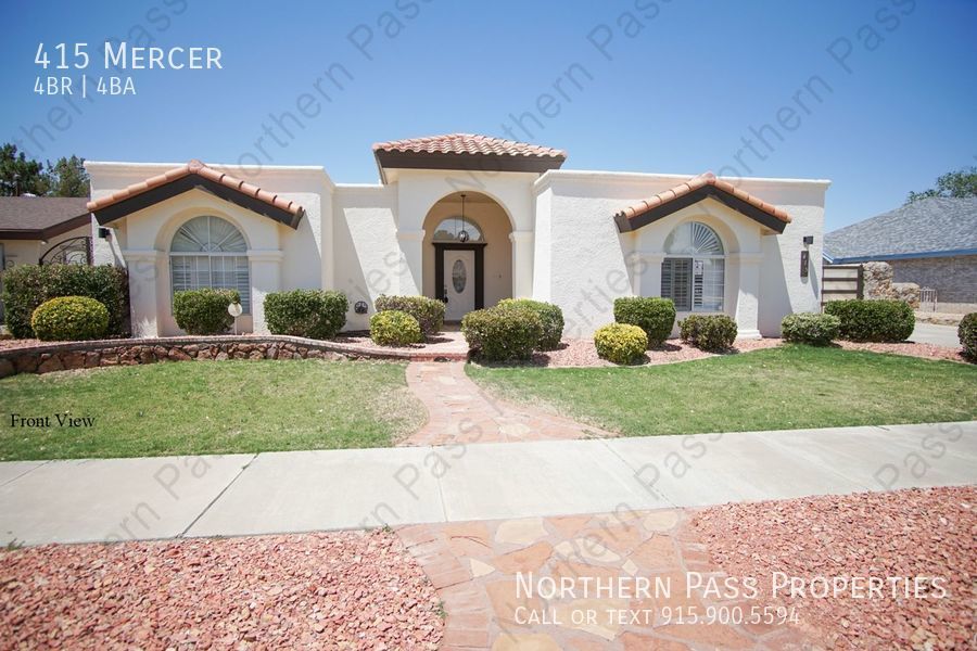 415 Mercer Horizon City, TX House for Rent Rentable