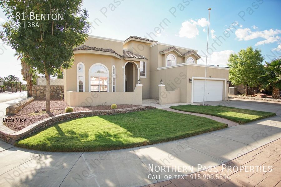 481 Benton El Paso, TX House for Rent Rentable