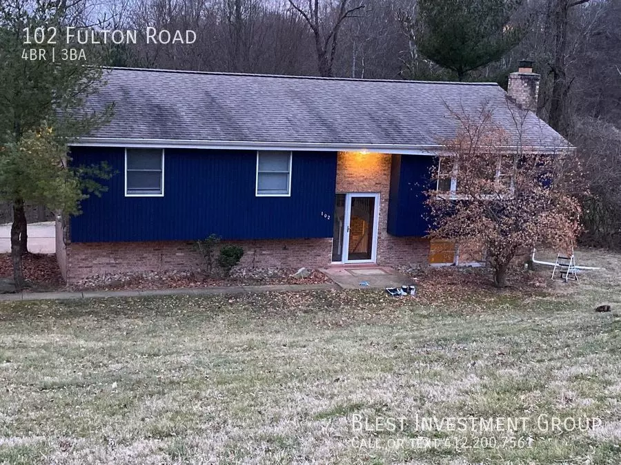 102 Fulton Rd House for rent in Canonsburg, PA