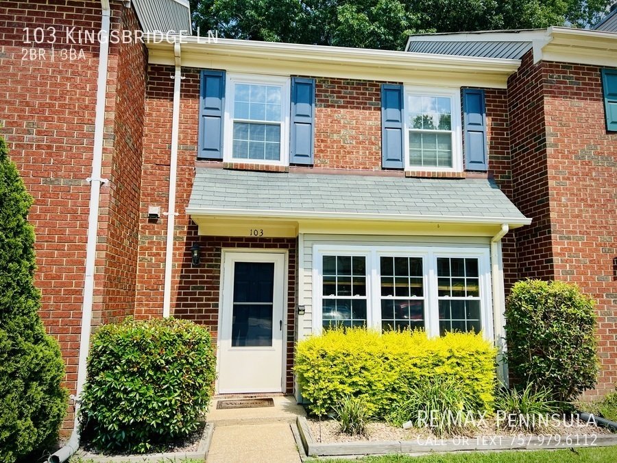 103 Kingsbridge Ln Yorktown, VA House for Rent Rentable
