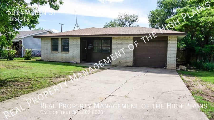 5314 Allen St Amarillo, TX House for Rent Rentable