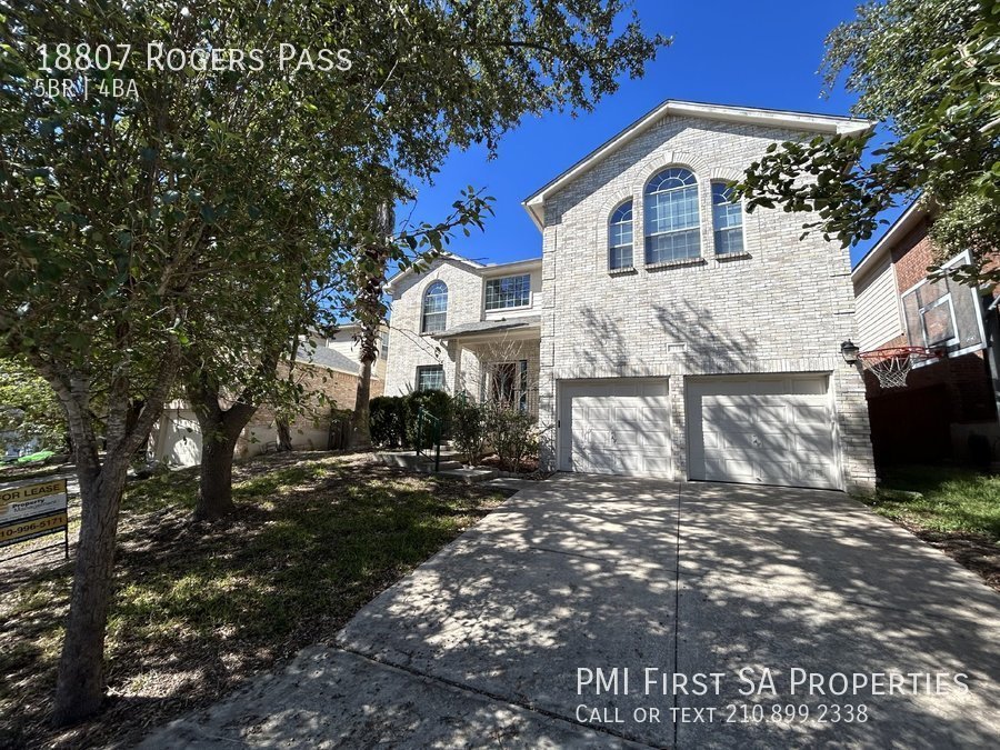 18807 Rogers Pass San Antonio, TX House for Rent Rentable