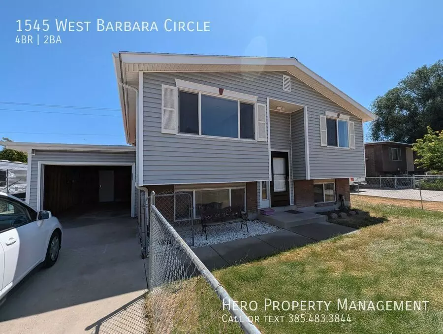 1545 W Barbara Cir House for rent in West Jordan, UT