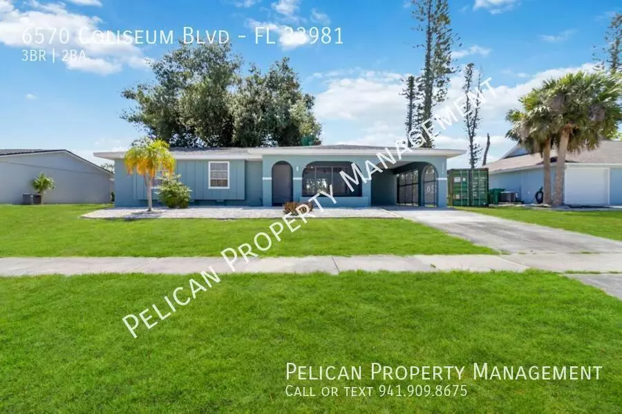 6570 Coliseum Blvd House for rent in Port Charlotte, FL