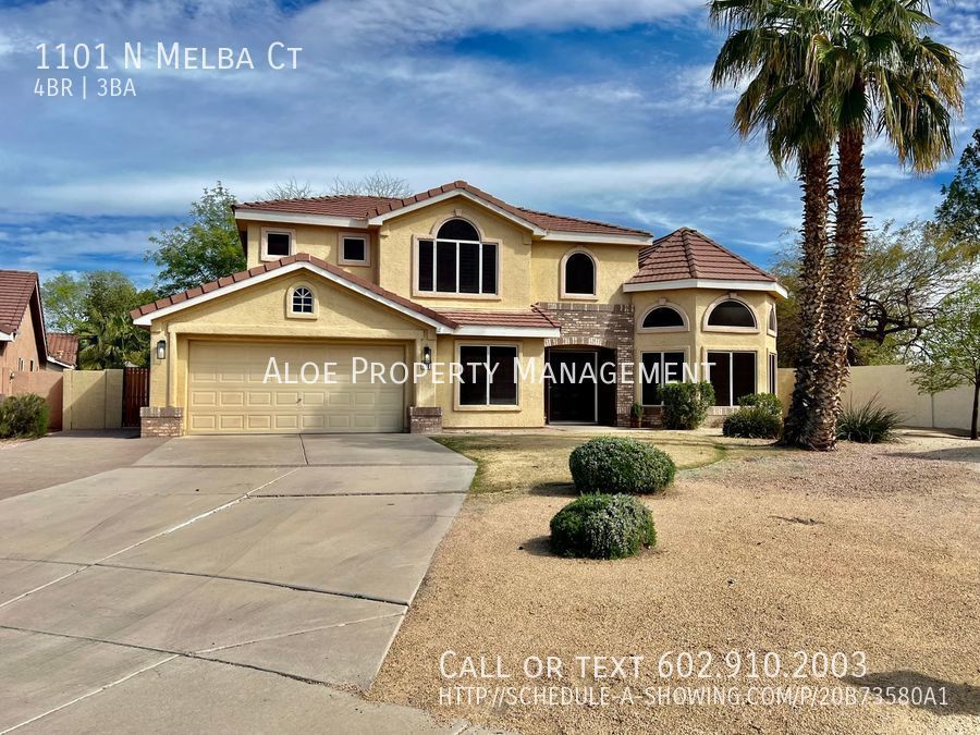 1101 N Melba Ct Gilbert, AZ House for Rent Rentable