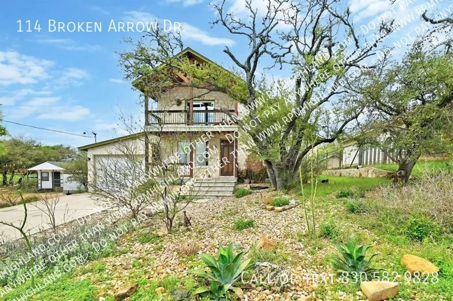 114 Broken Arrow Dr Spicewood, TX House for Rent Rentable