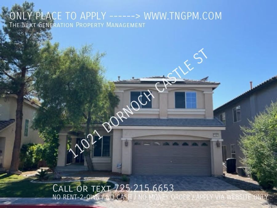 11021 Dornoch Castle St Las Vegas, NV House for Rent