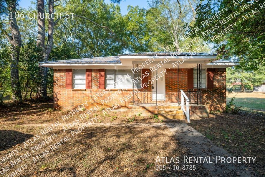 106 Church St Talladega, AL House for Rent Rentable