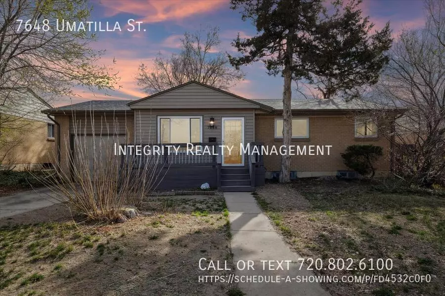 7648 Umatilla St House for rent in Denver, CO